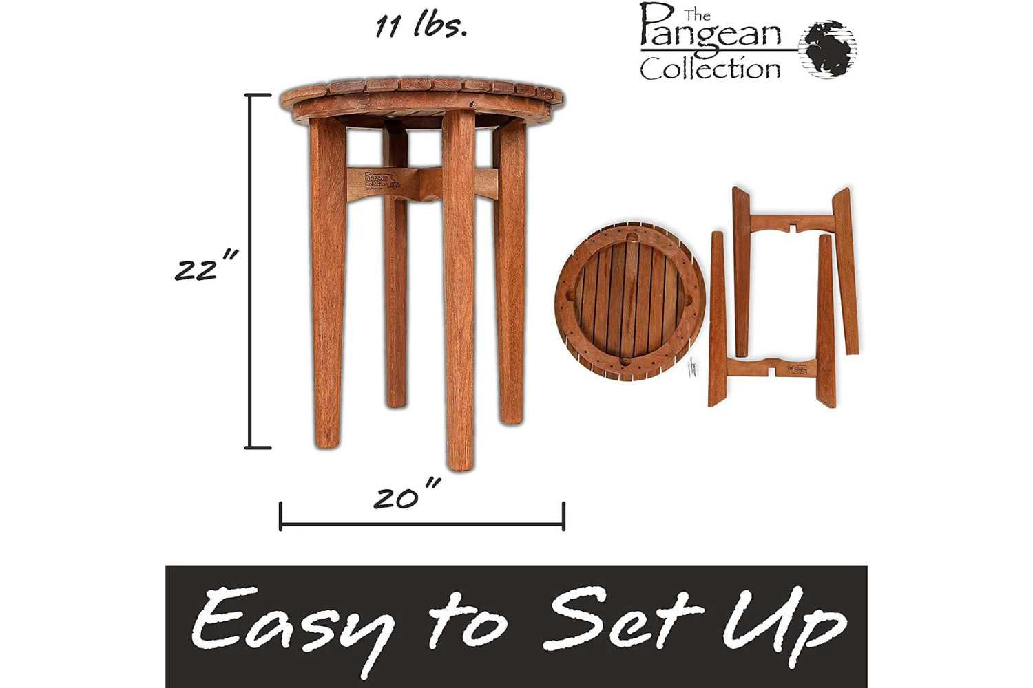 Round Wood Table | The Compass - Image 4