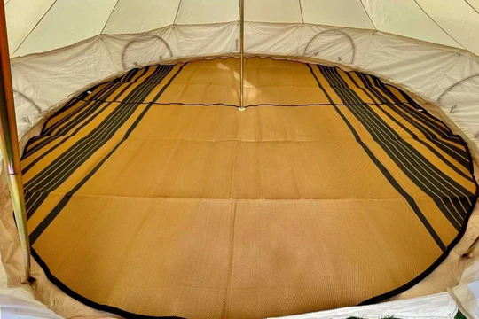 Striped Bell Tent Floor Matting Cover | 16' (5M) - Image 10