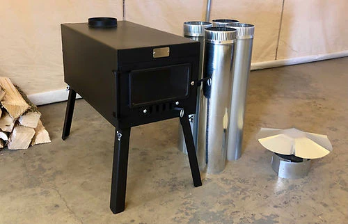 Northwoods Fabrication Explorer Stove Kit | Portable Heating Solution - Image 11