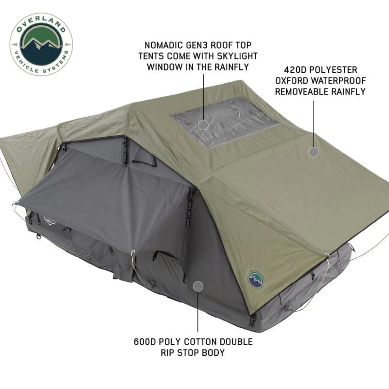 Overland Vehicle Systems Nomadic Soft Shell Rooftop Tent - Image 17