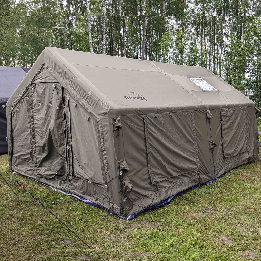 Coody 17.2 (Koala-7) Forest Green Inflatable Tent House for