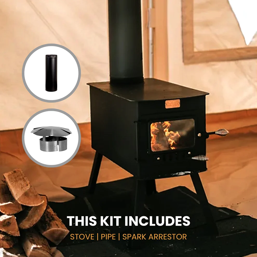 North Woods Fabrication Woodsman XL Stove Kit - Image 4