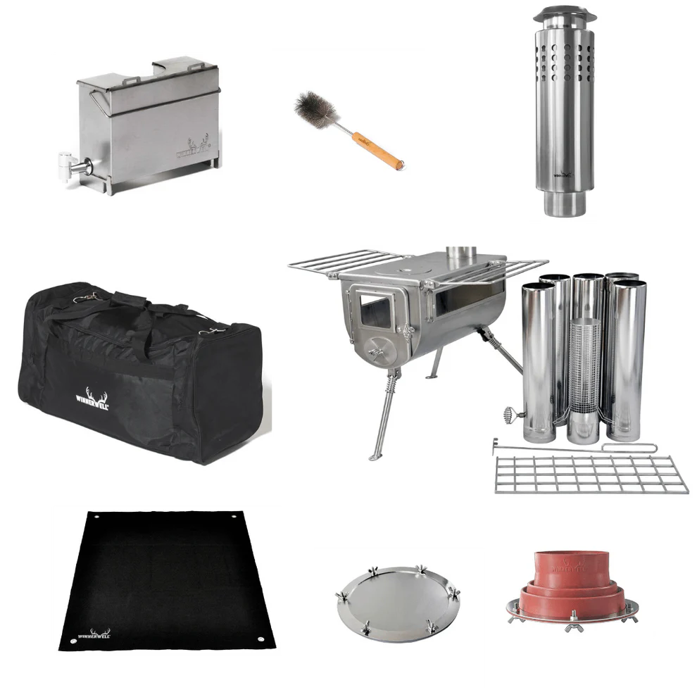Woodlander Bundle | Hot Tent Kit for Wall and Bell Tents | Winnerwell