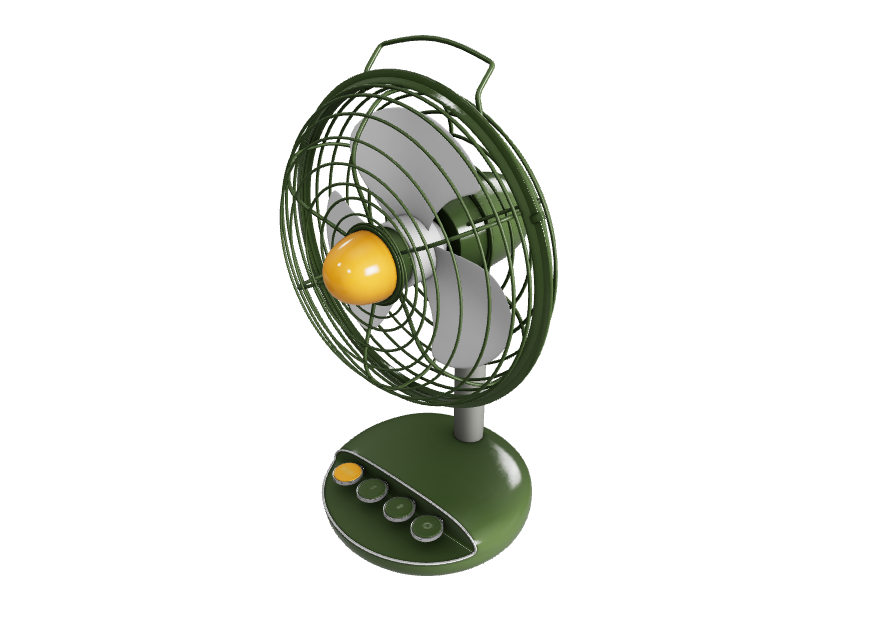 Vintage Rechargeable Fan + Aroma Diffuser