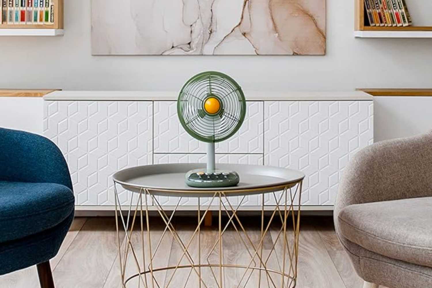 Vintage Rechargeable Fan + Aroma Diffuser - Image 3