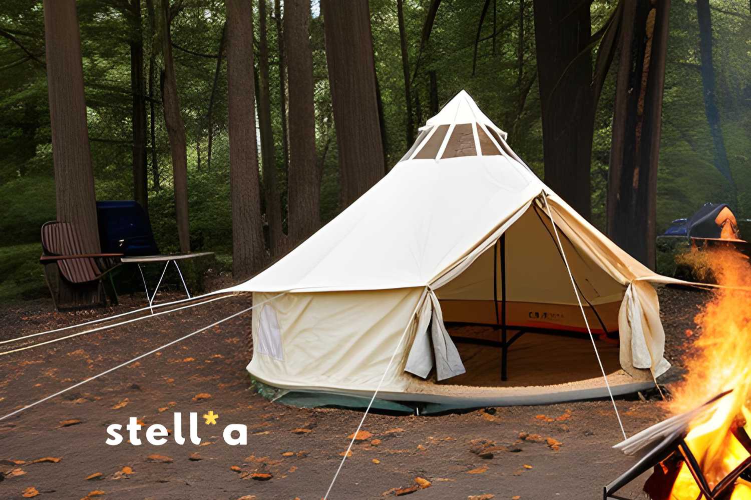 13' (4M) Stella Stargazing Canvas Tent - Image 6
