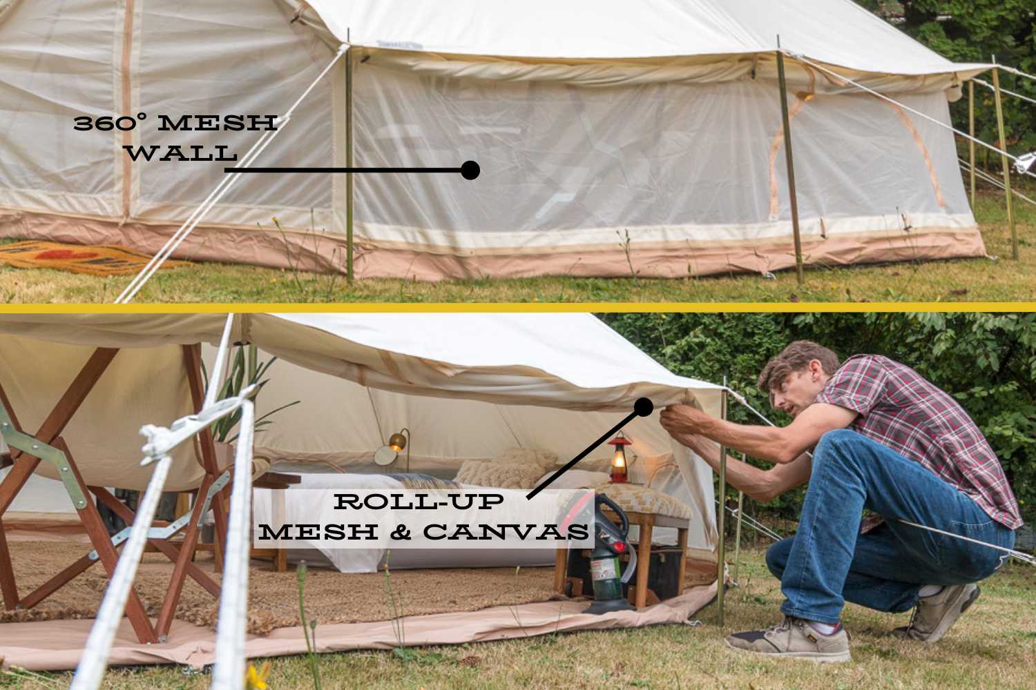 13' (4M) Stella Stargazing Canvas Tent - Image 22