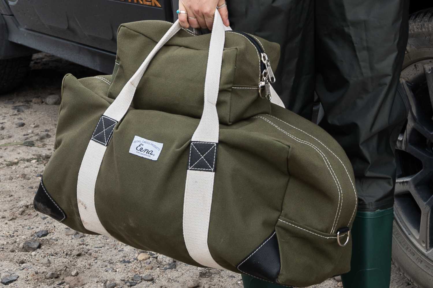 Weekend Canvas Duffel Bag | The War & Peace Bag | 46L - Image 6