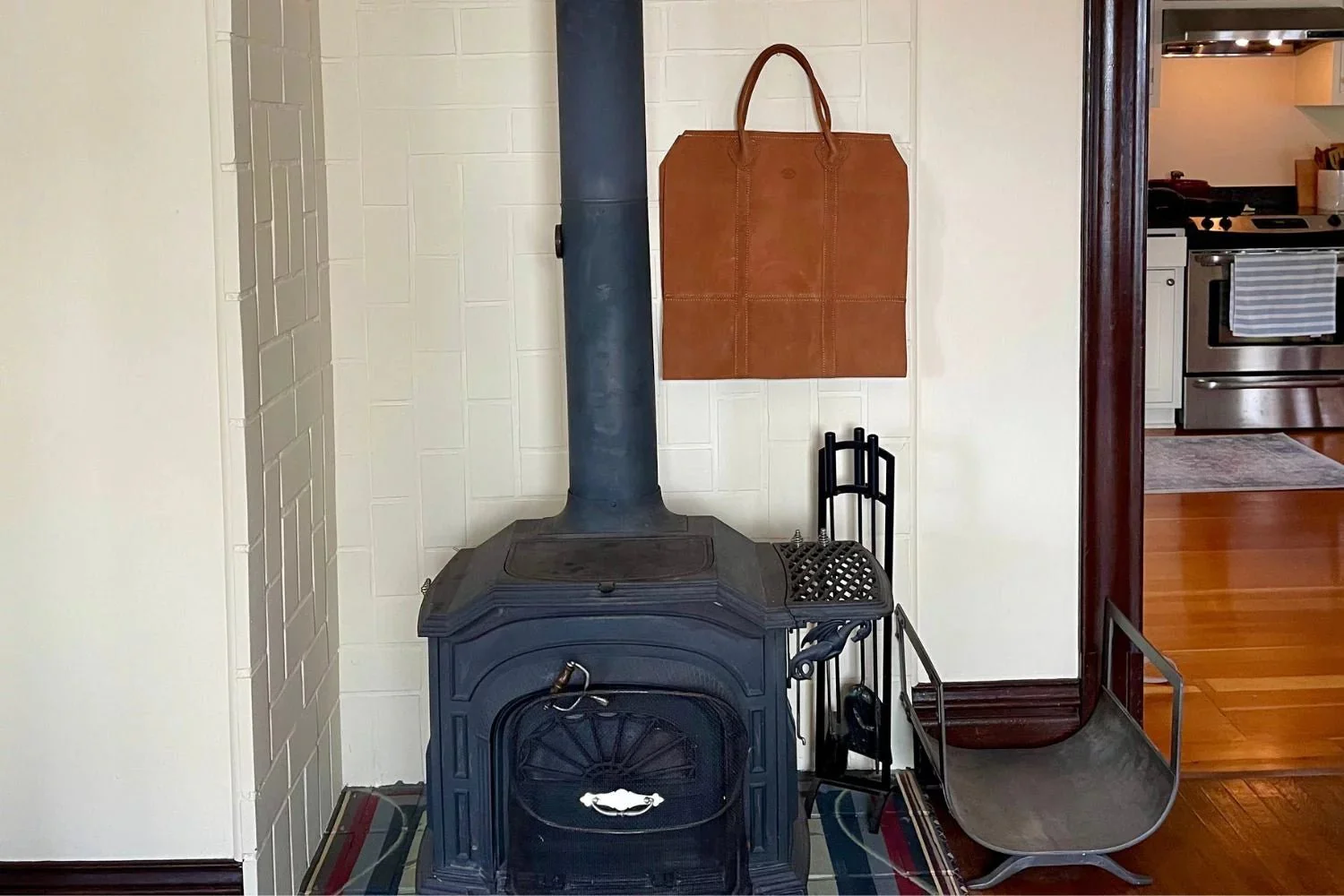 Suede Firewood Carrier | Log Tote by Forestbound - Image 5