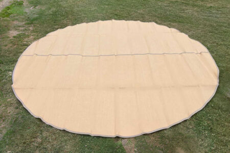 Granola Color Bell Tent Floor Matting Cover | 19' (6M)