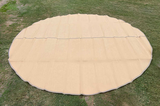 Granola Color Bell Tent Floor Matting Cover | 16' (5M) - Image 8