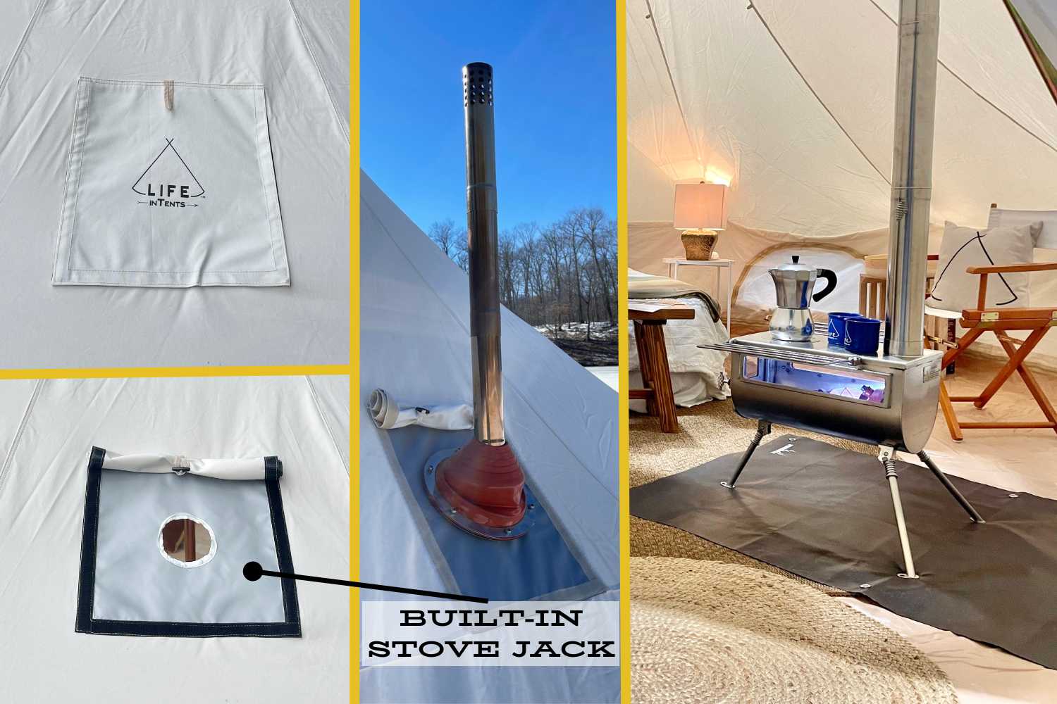 13' (4M) Stella Stargazing Canvas Tent - Image 23