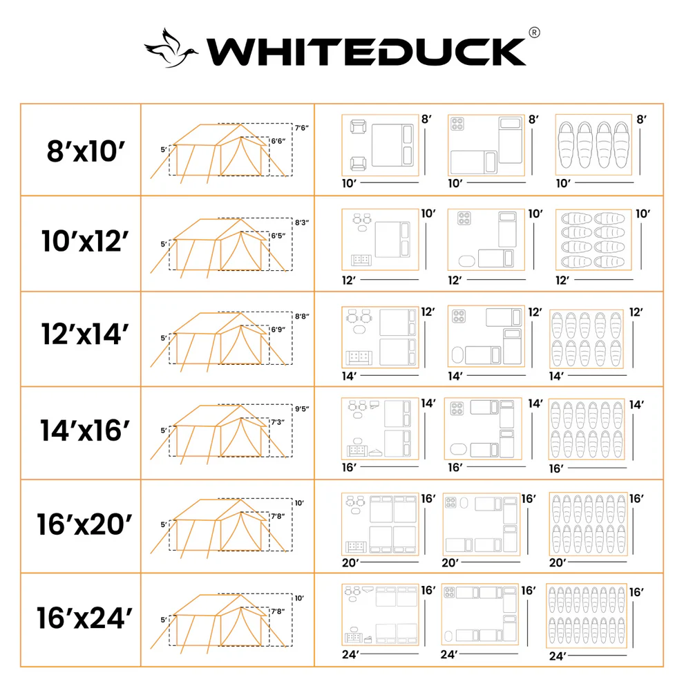 16'x20' Alpha Pro Wall Tent - Image 13